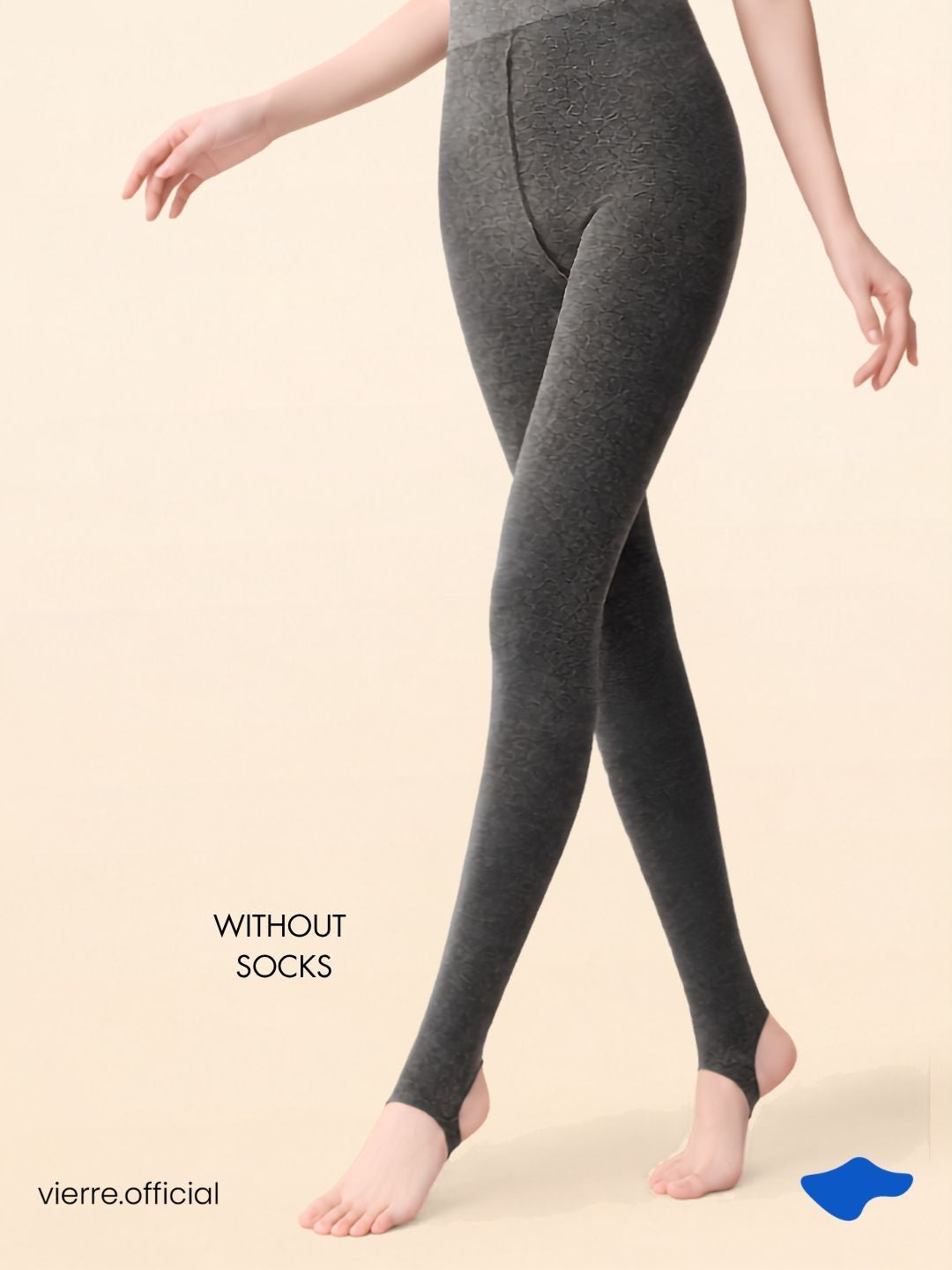 Woman - Ribbed Cotton Winter Stocking