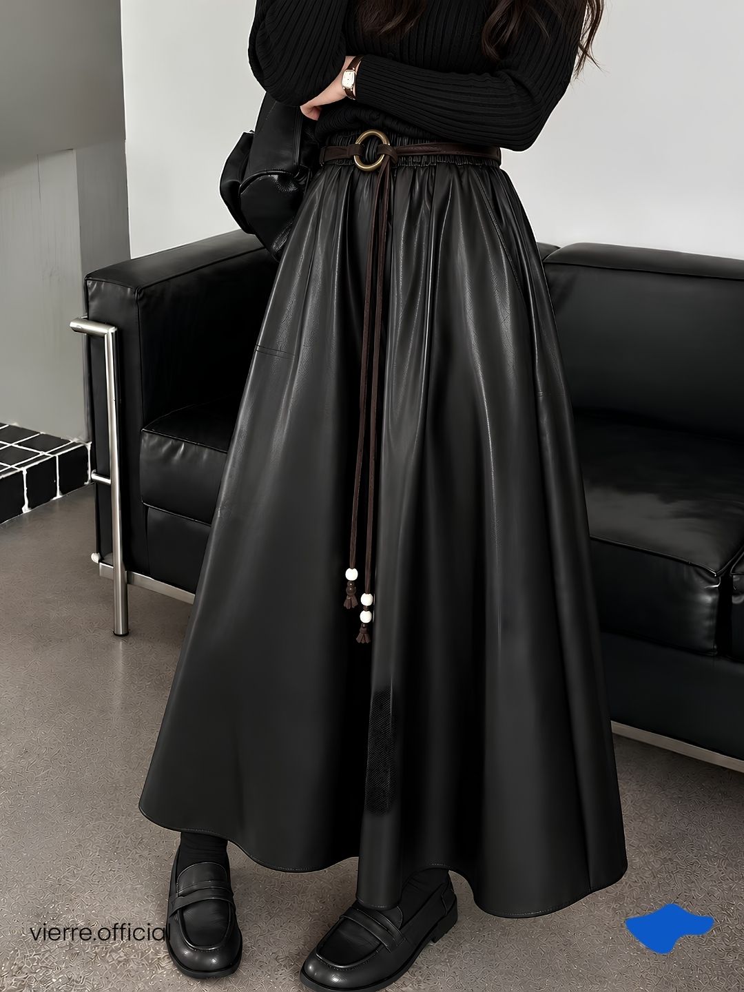 WOMAN - Jude Leather Skirt