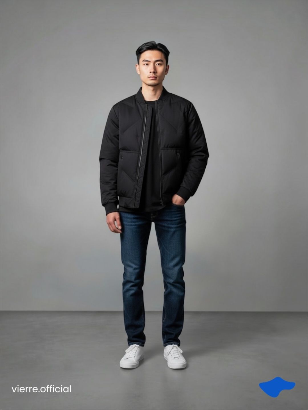 MEN - Aoki Puffed Bomber Jacket