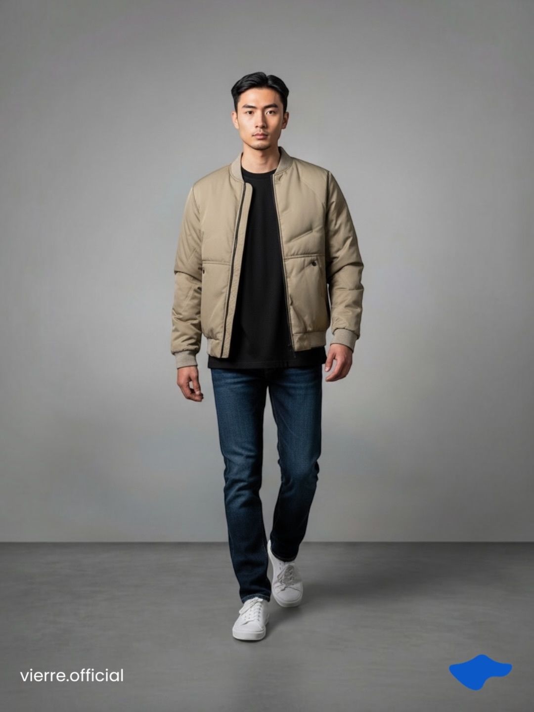 MEN - Aoki Puffed Bomber Jacket
