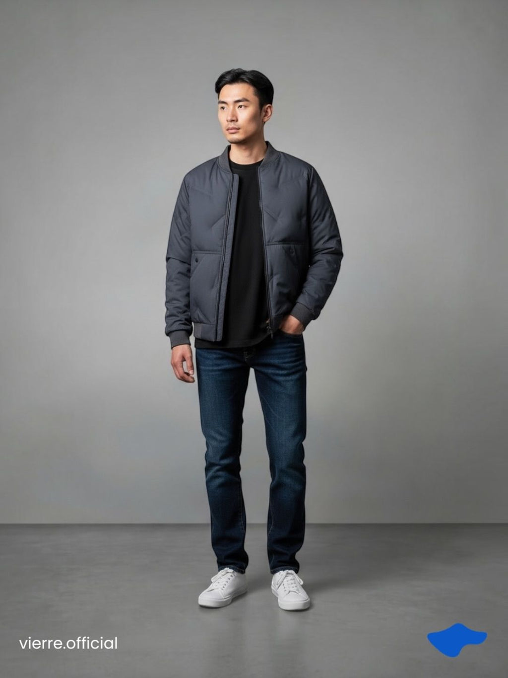 MEN - Aoki Puffed Bomber Jacket