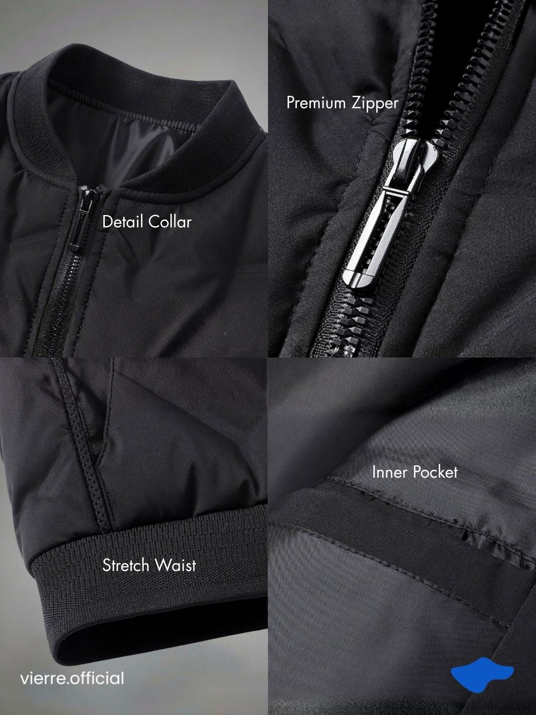 MEN - Aoki Puffed Bomber Jacket