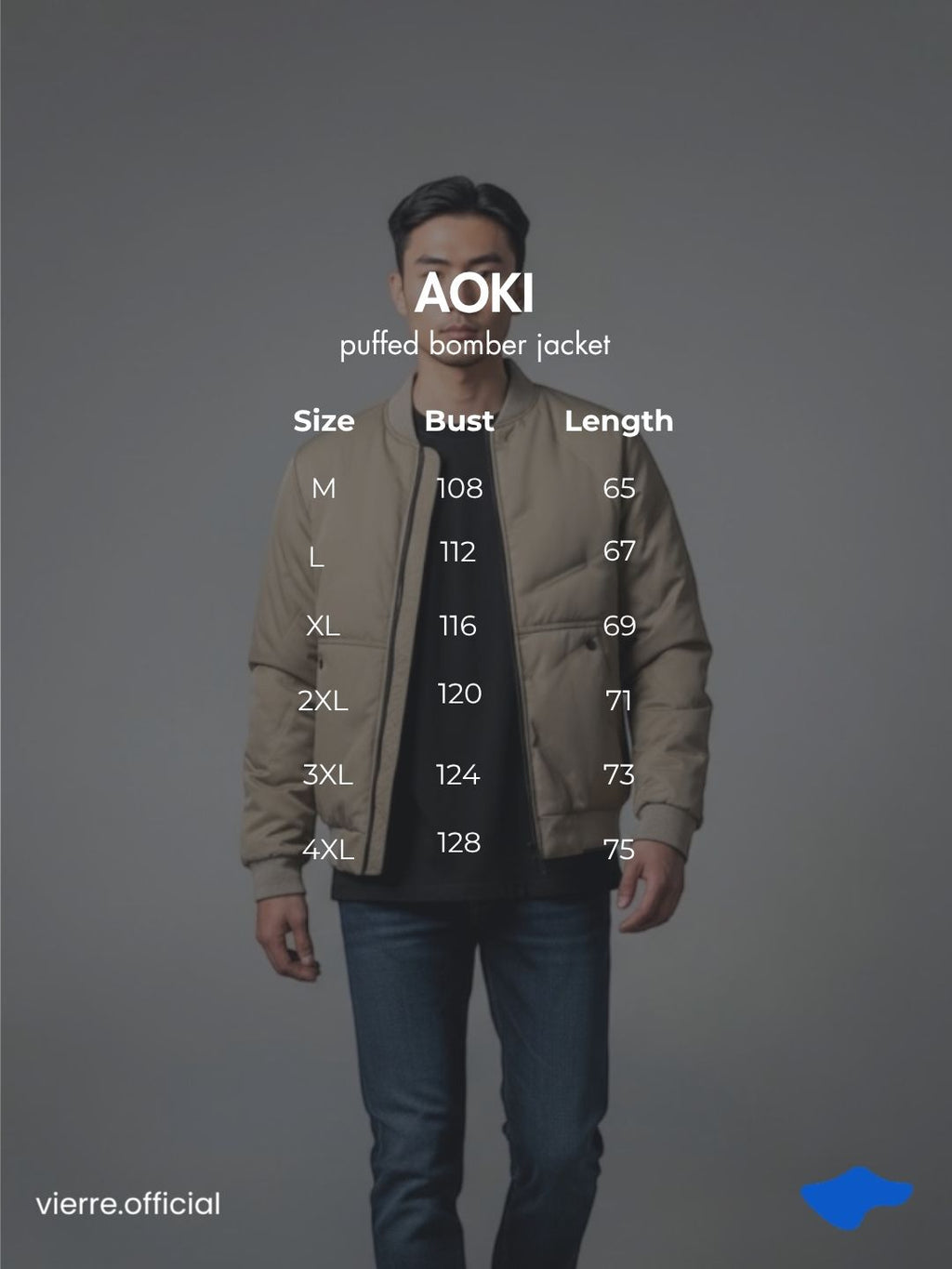 MEN - Aoki Puffed Bomber Jacket