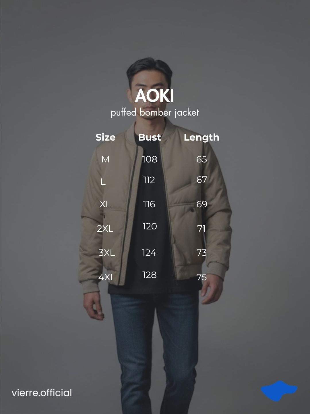 MEN - Aoki Puffed Bomber Jacket