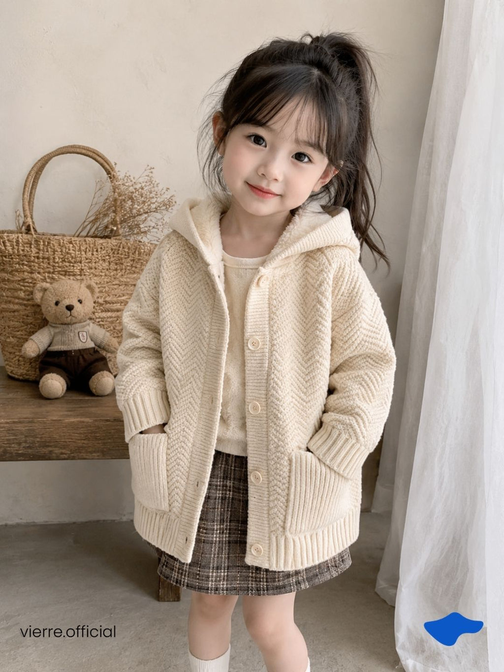 KIDS - Barney Warm Tech Outer (With Hoodie)