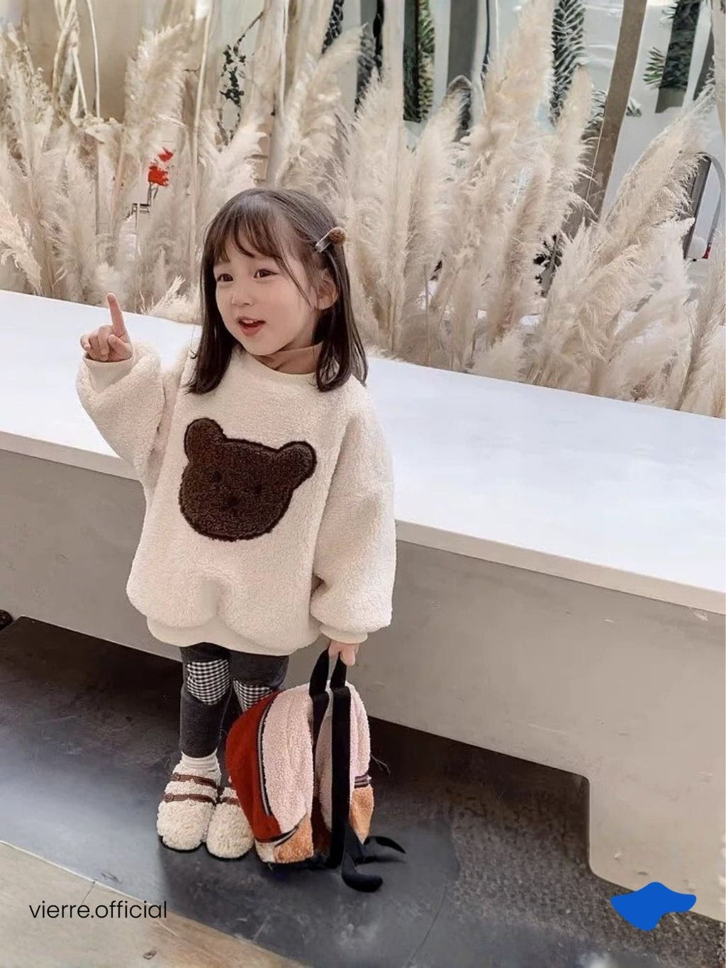 KIDS - Beannie Fluffy Sweater - Ultra warm tech