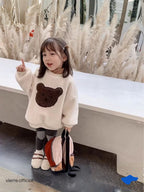 KIDS - Beannie Fluffy Sweater - Ultra warm tech