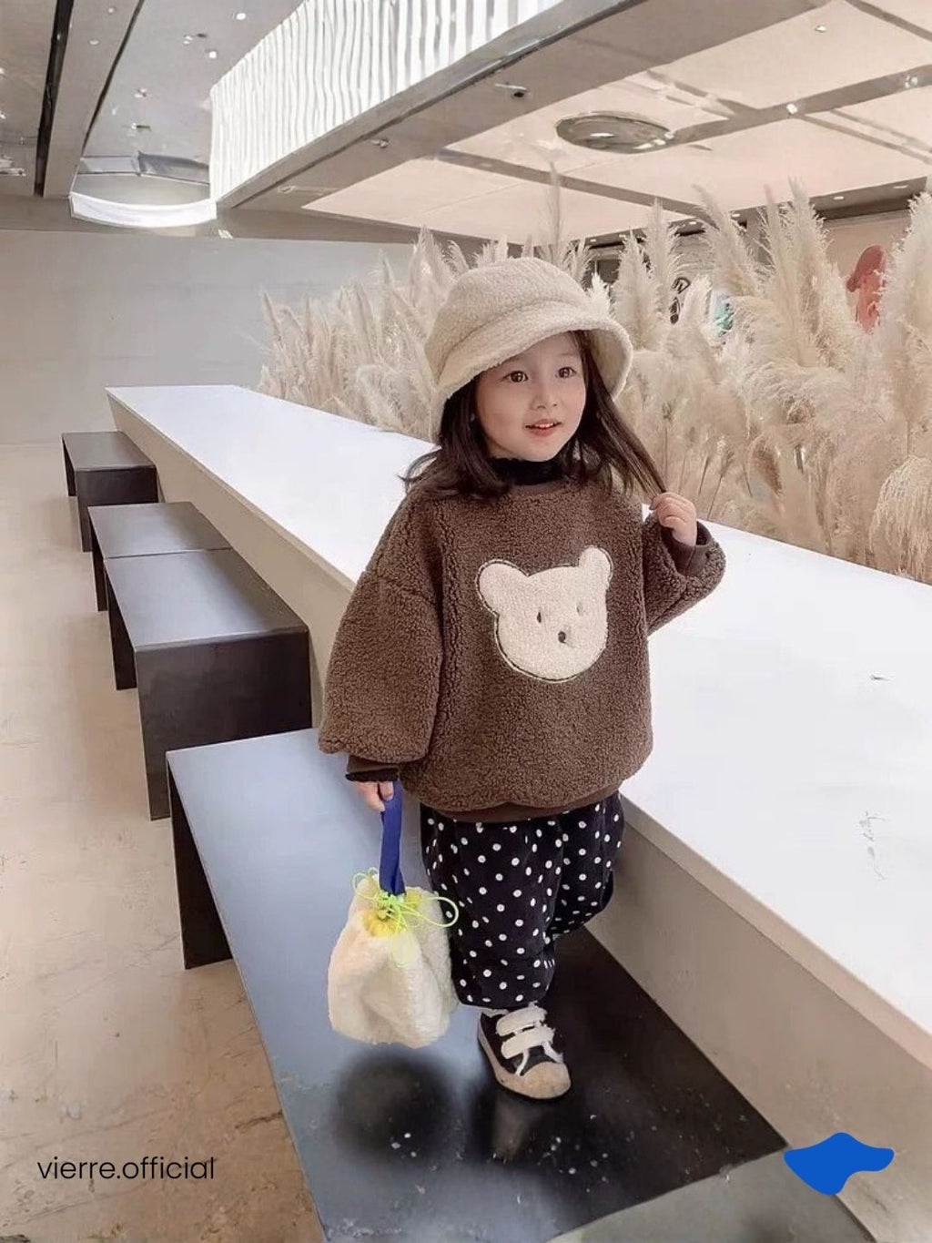 KIDS - Beannie Fluffy Sweater - Ultra warm tech
