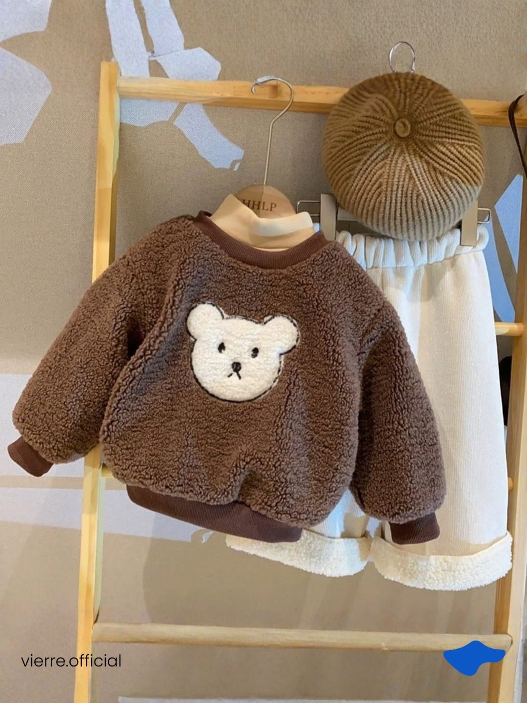 KIDS - Beannie Fluffy Sweater - Ultra warm tech