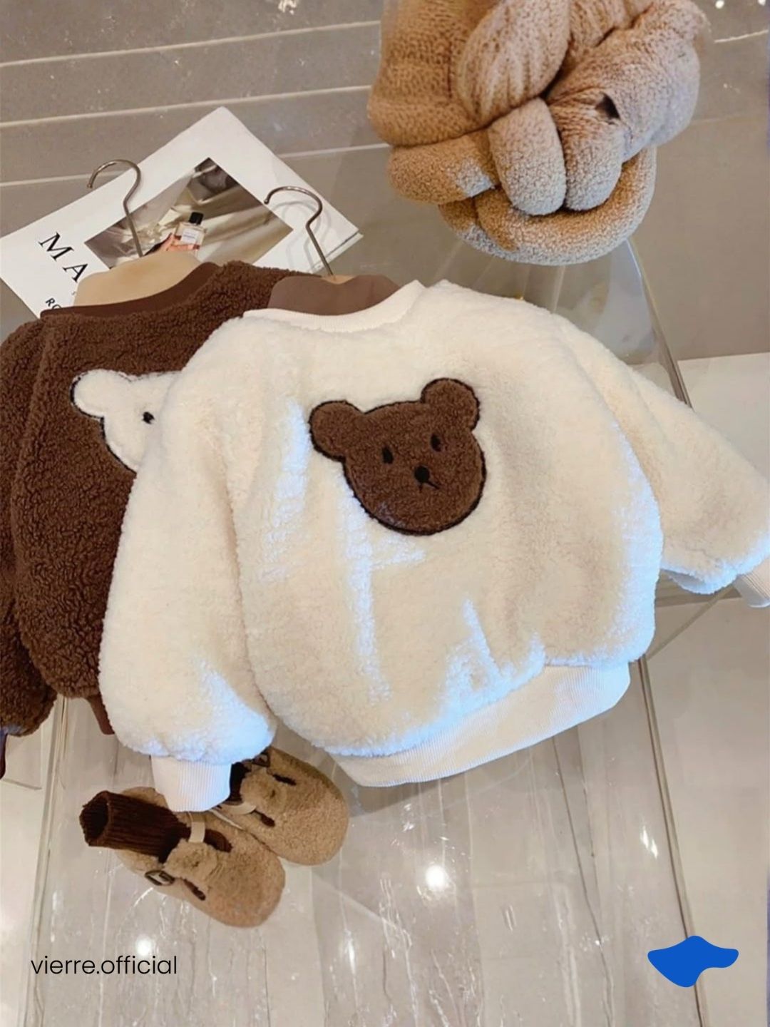 KIDS - Beannie Fluffy Sweater - Ultra warm tech