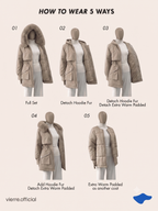 WOMAN - Brei 5 in1 Extra Warm Coat