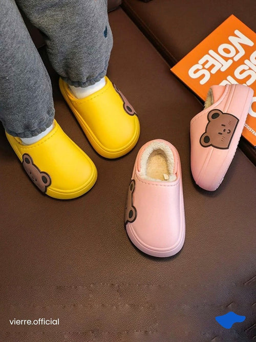 KIDS - Browny Warm Tech Slip On