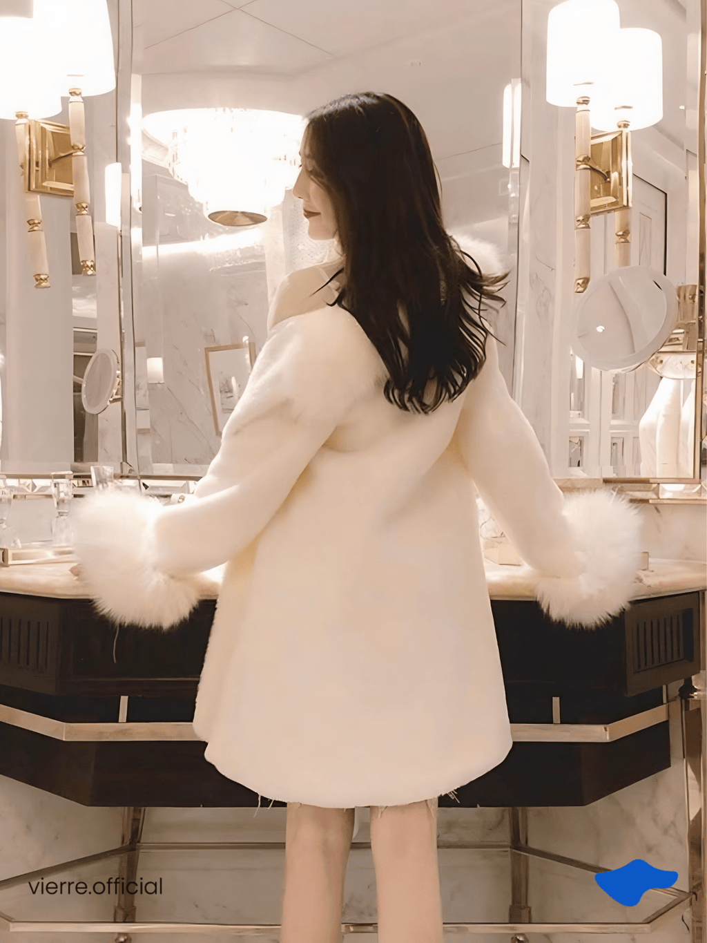 WOMAN - Cella Fur Sleeve Coat