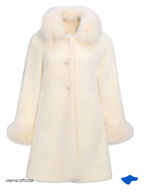 WOMAN - Cella Fur Sleeve Coat