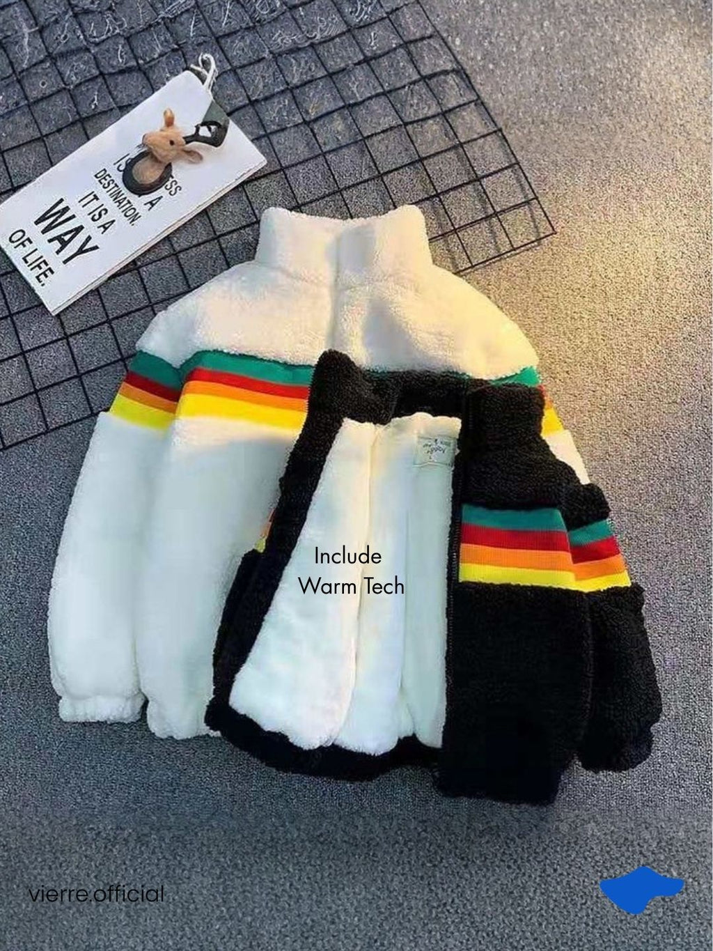 KIDS - Clay fluffy Jacket Warm tech