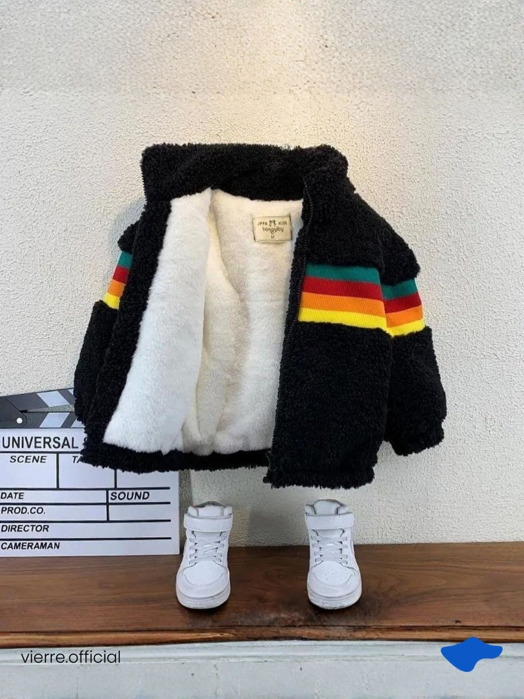 KIDS - Clay fluffy Jacket Warm tech