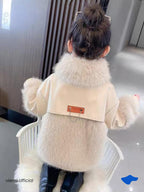KIDS - Coco Leather Fur Coat