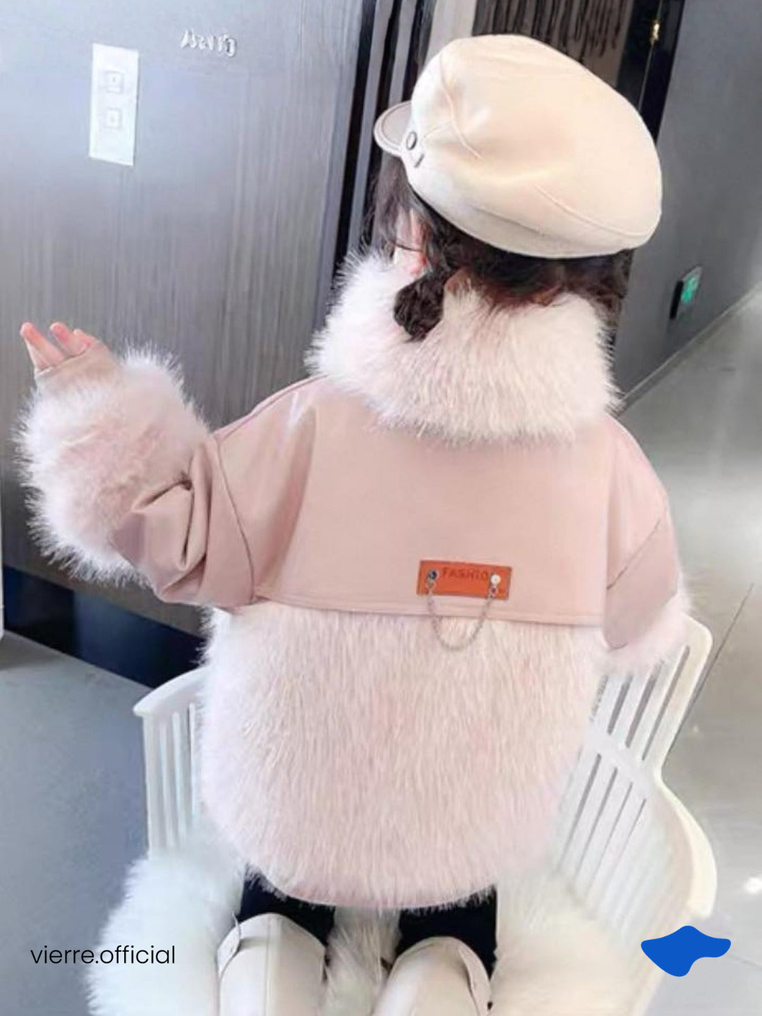 KIDS - Coco Leather Fur Coat