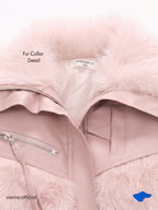 KIDS - Coco Leather Fur Coat