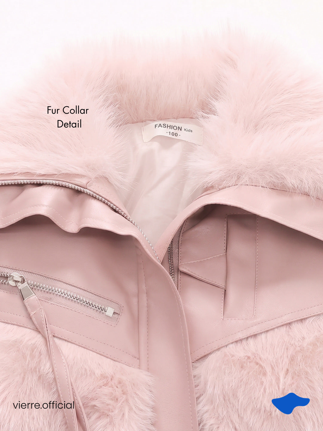 KIDS - Coco Leather Fur Coat