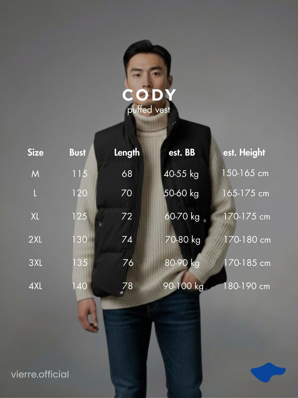 MEN - Cody Puffed Vest