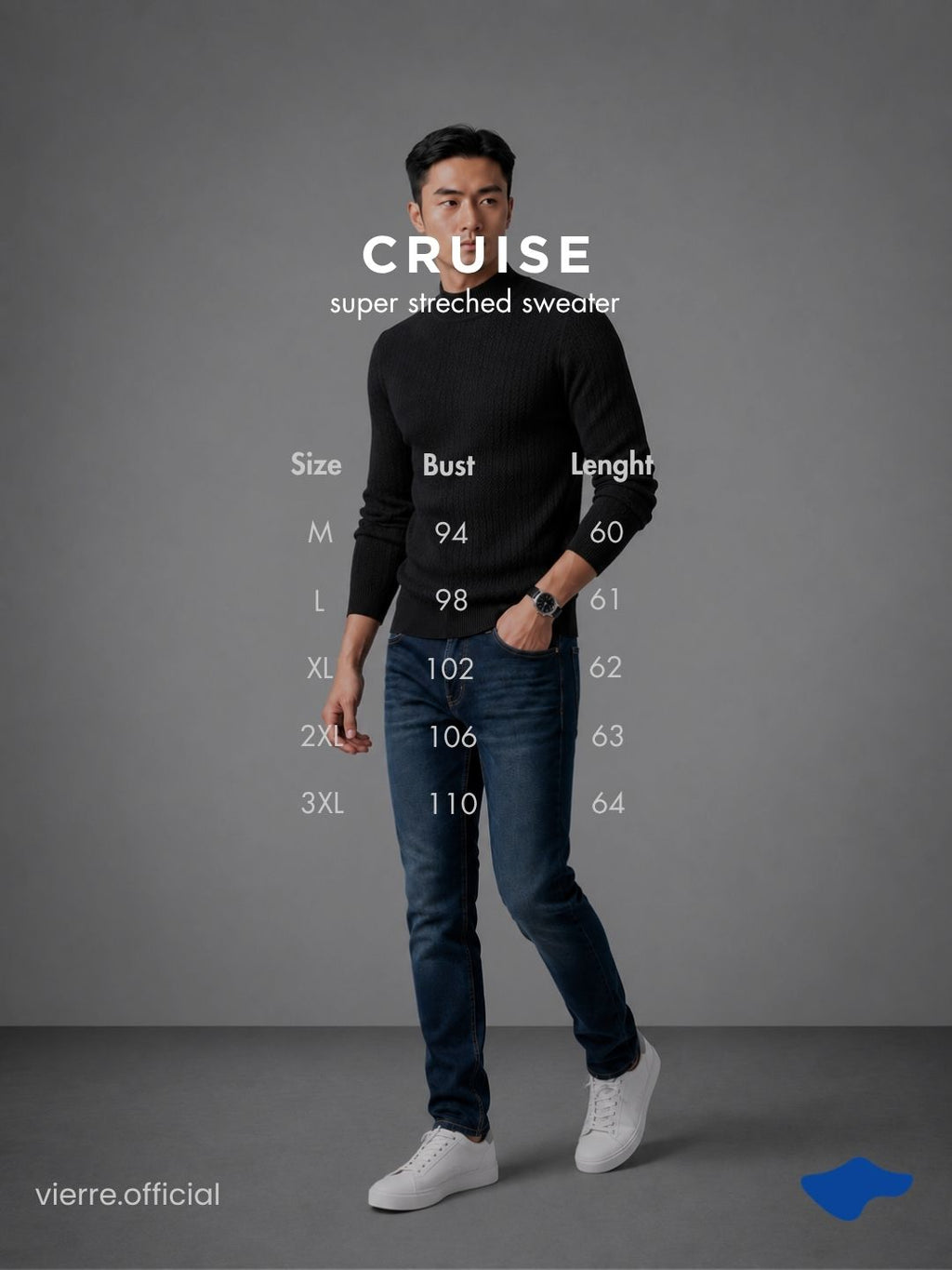 MEN - Cruise Super Streched Sweater