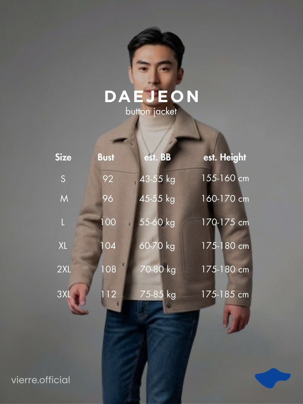 MEN - Daejeon Button Jacket