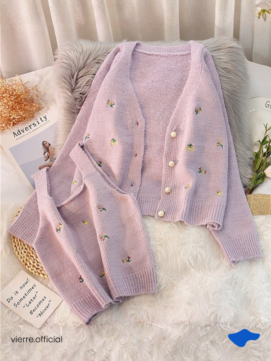 WOMAN - Daisy Cardi Set