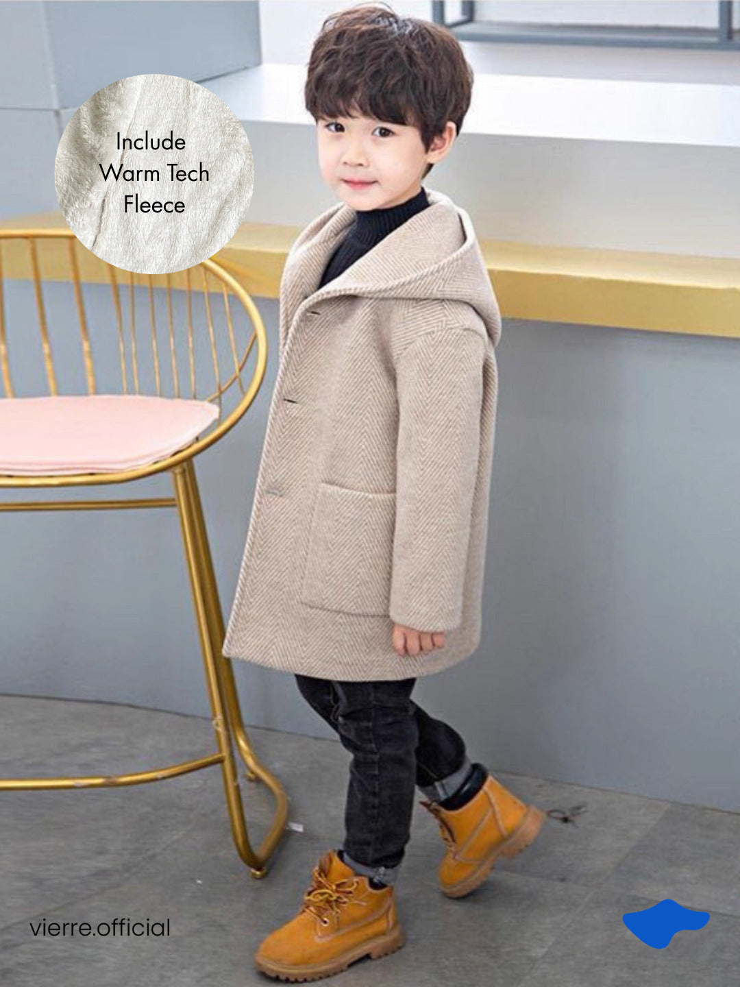 KIDS - Darren Warm Tech Long Coat