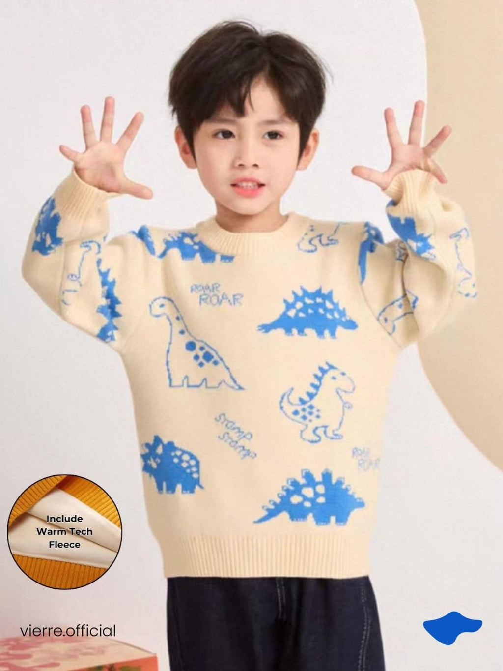 KIDS - Dino Warm Tech Sweater