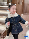 KIDS - Dola Denim Coat Warm Tech