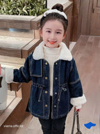 KIDS - Dola Denim Coat Warm Tech