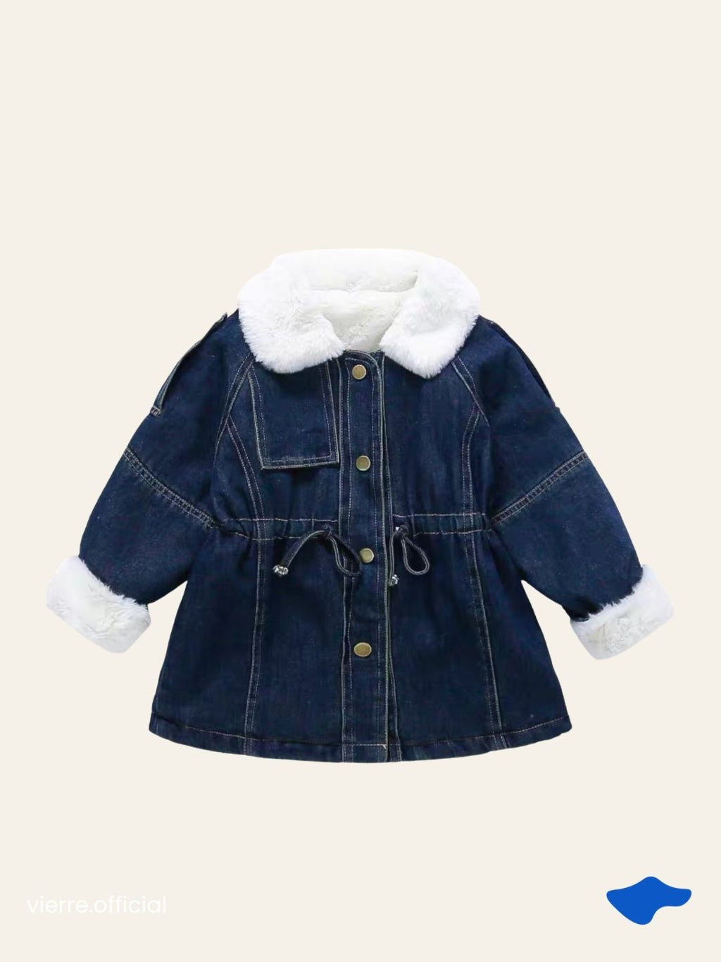 KIDS - Dola Denim Coat Warm Tech