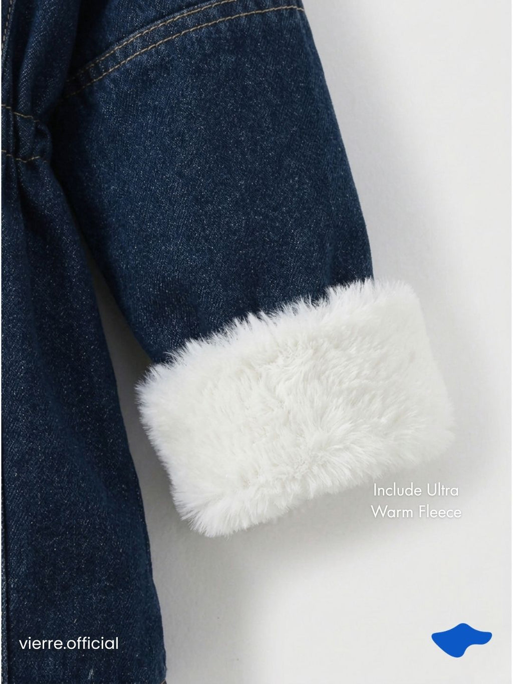 KIDS - Dola Denim Coat Warm Tech