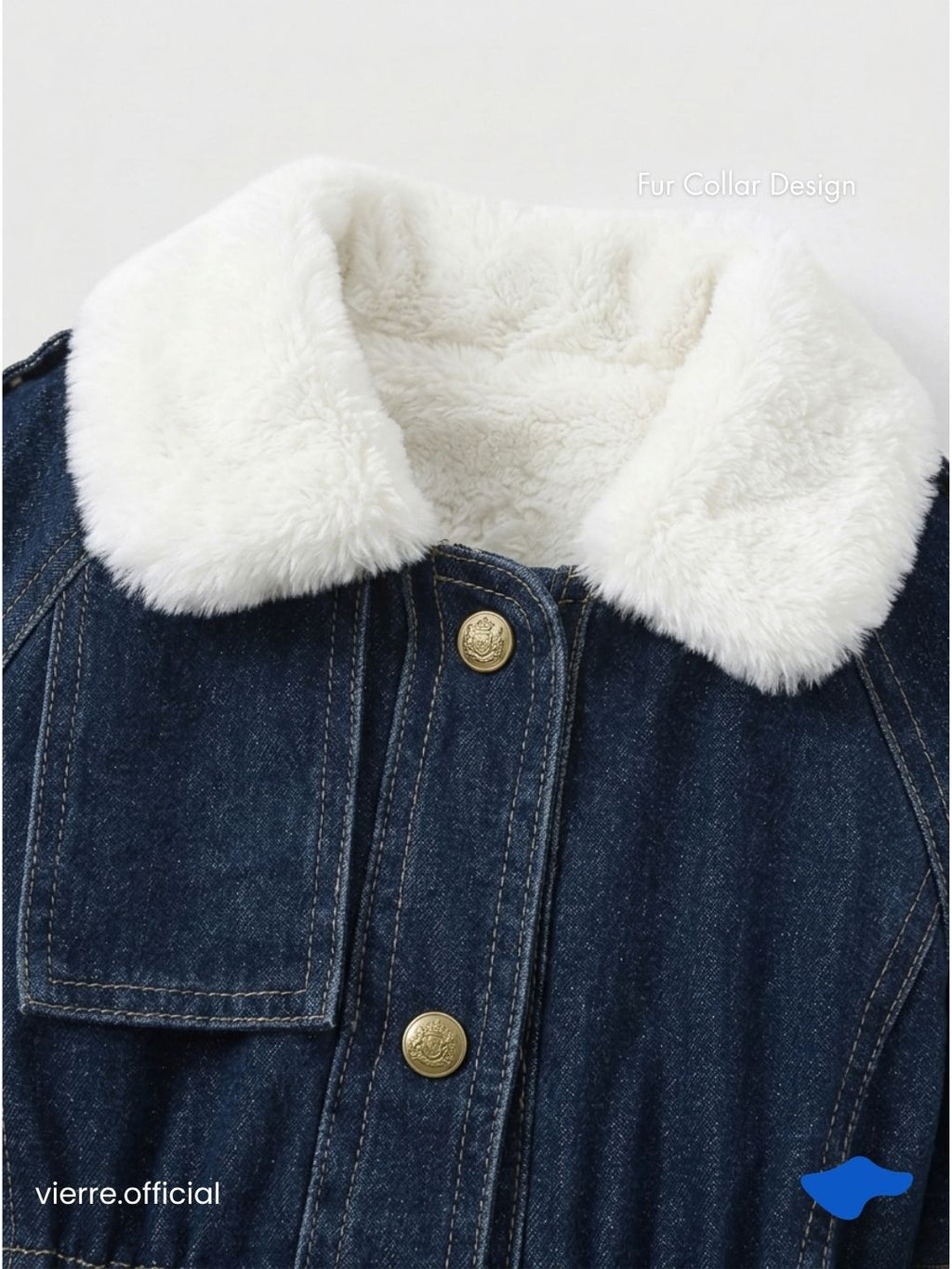 KIDS - Dola Denim Coat Warm Tech