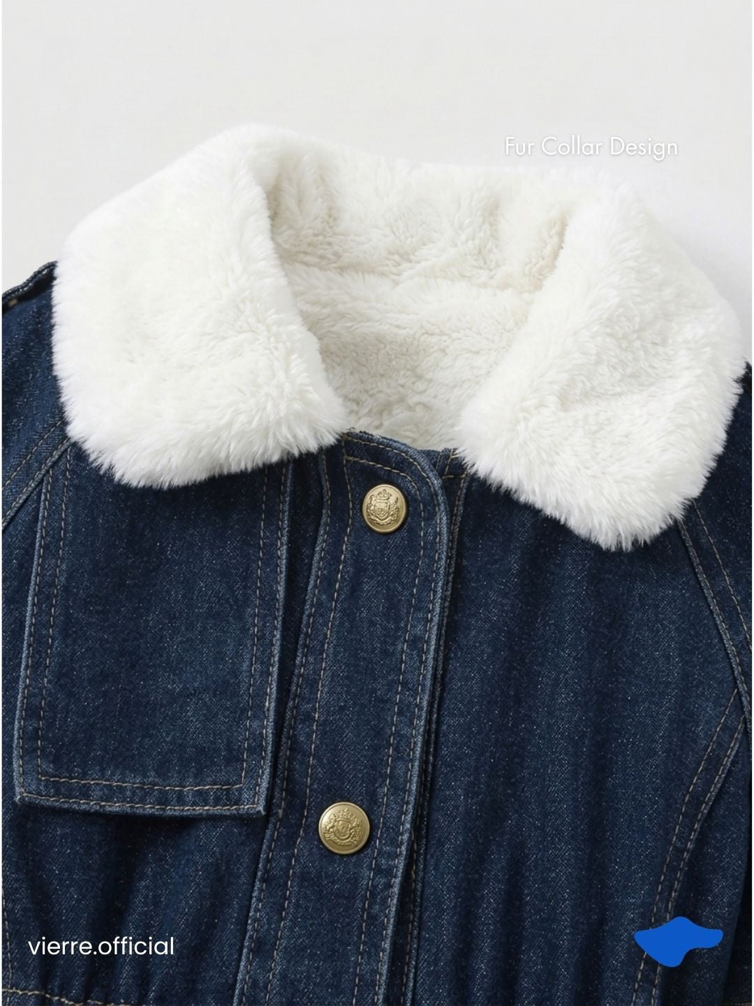 KIDS - Dola Denim Coat Warm Tech