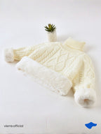KIDS - Donald High Collar Knit Warm Tech Sweater