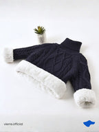 KIDS - Donald High Collar Knit Warm Tech Sweater