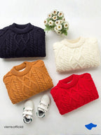 KIDS - Donald Mid Collar Knit Warm Tech Sweater