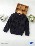 KIDS - Donald Mid Collar Knit Warm Tech Sweater