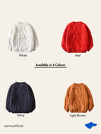 KIDS - Donald Mid Collar Knit Warm Tech Sweater