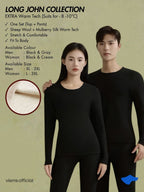 WOMAN / MAN - EXTRA Warm Tech Longjohn (SUITS FOR - 8 ~ 8°C)