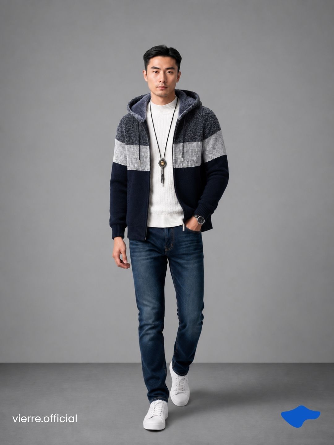MEN - Glen Tritone Warm Tech Hoodie