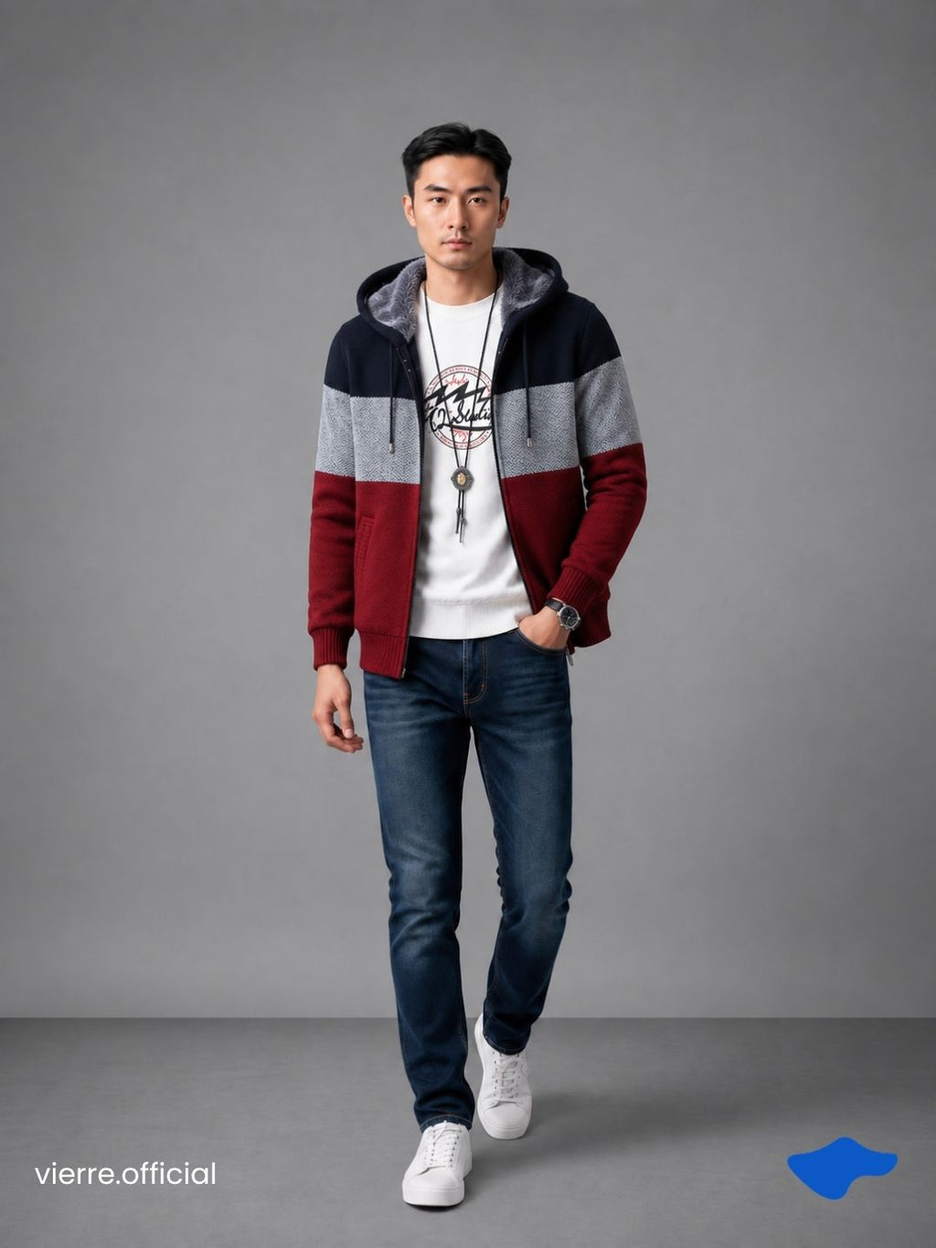 MEN - Glen Tritone Warm Tech Hoodie