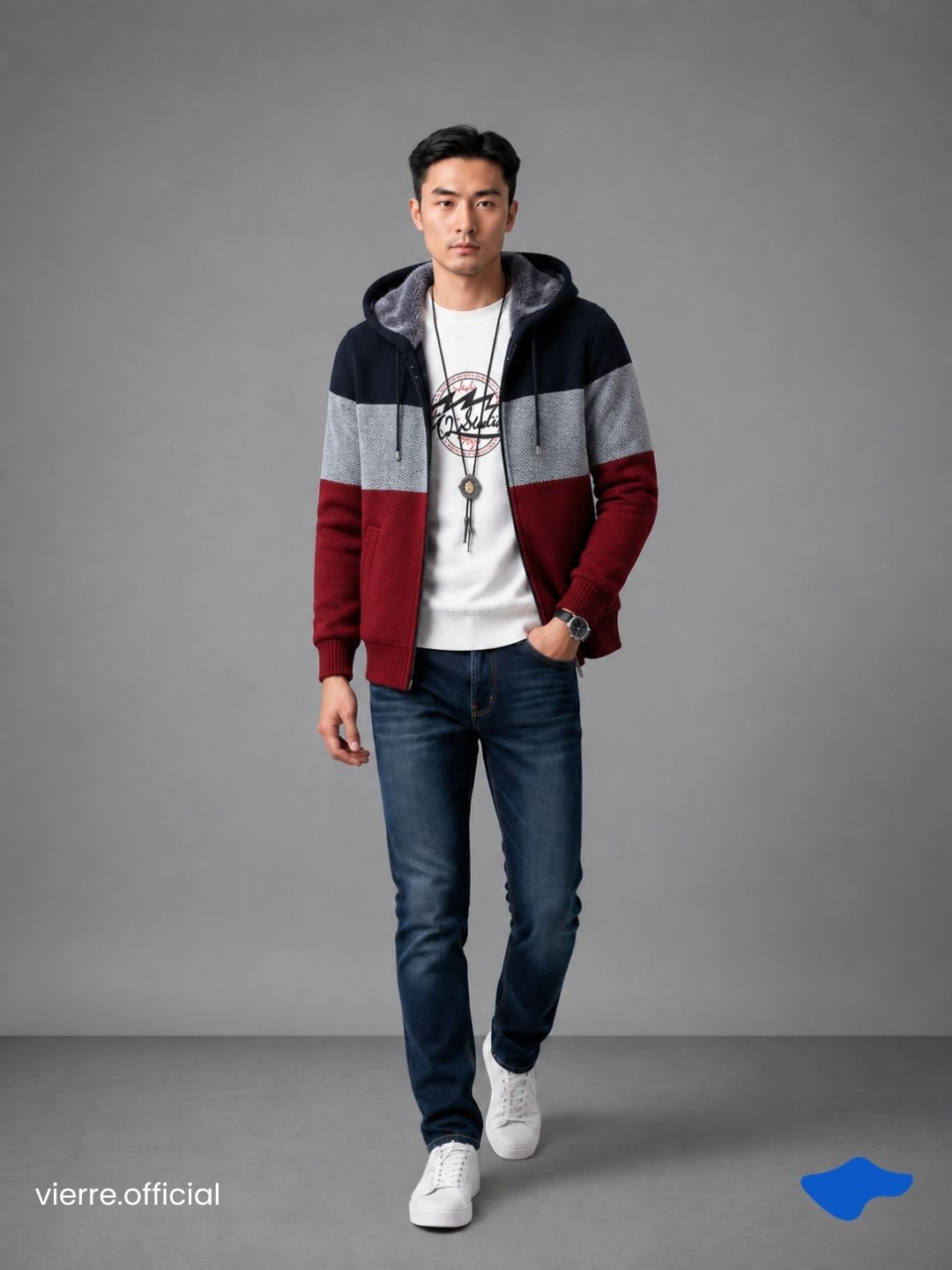 MEN - Glen Tritone Warm Tech Hoodie