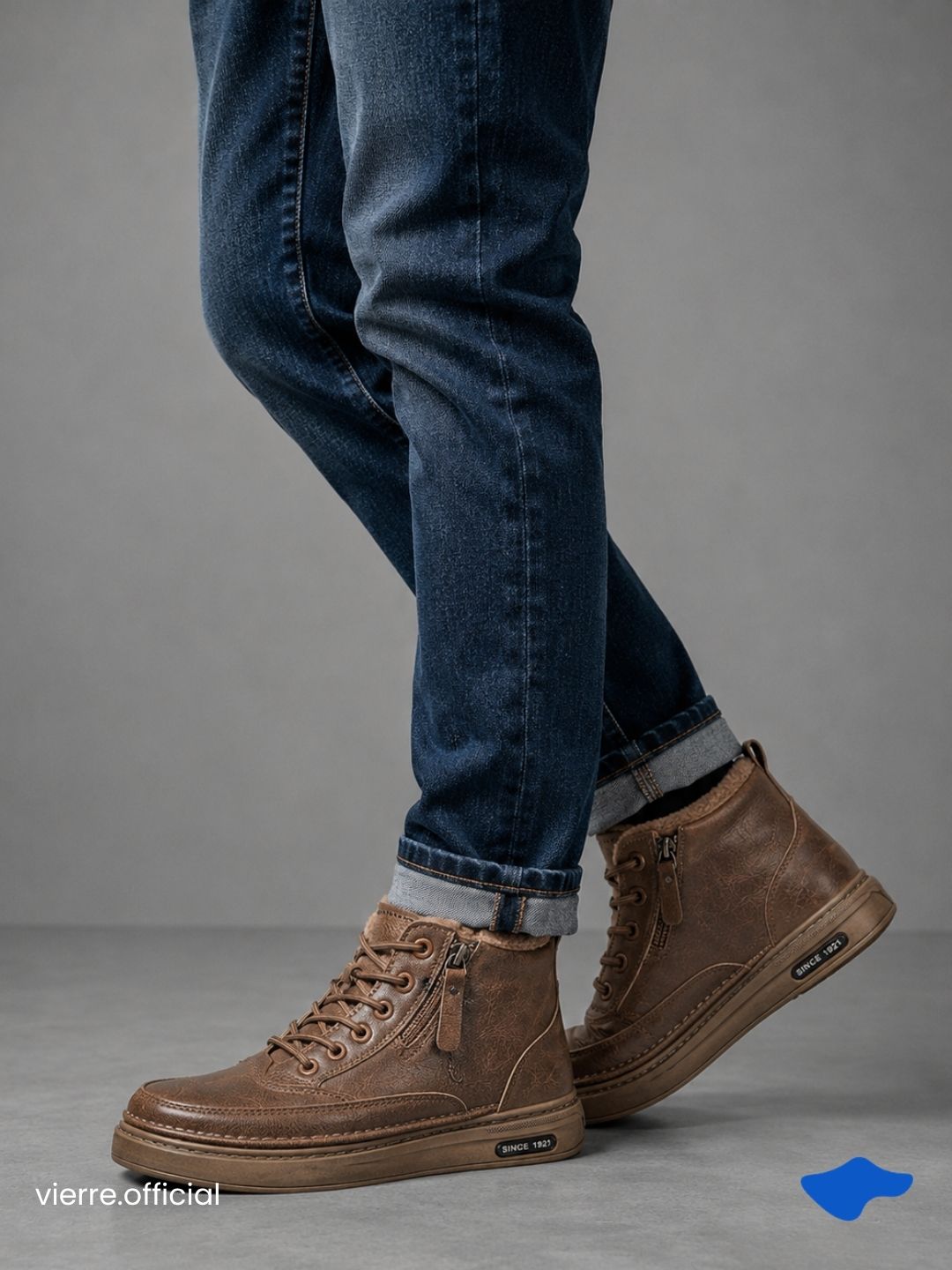 MEN - Kahn Leather Shoes Warm Tech