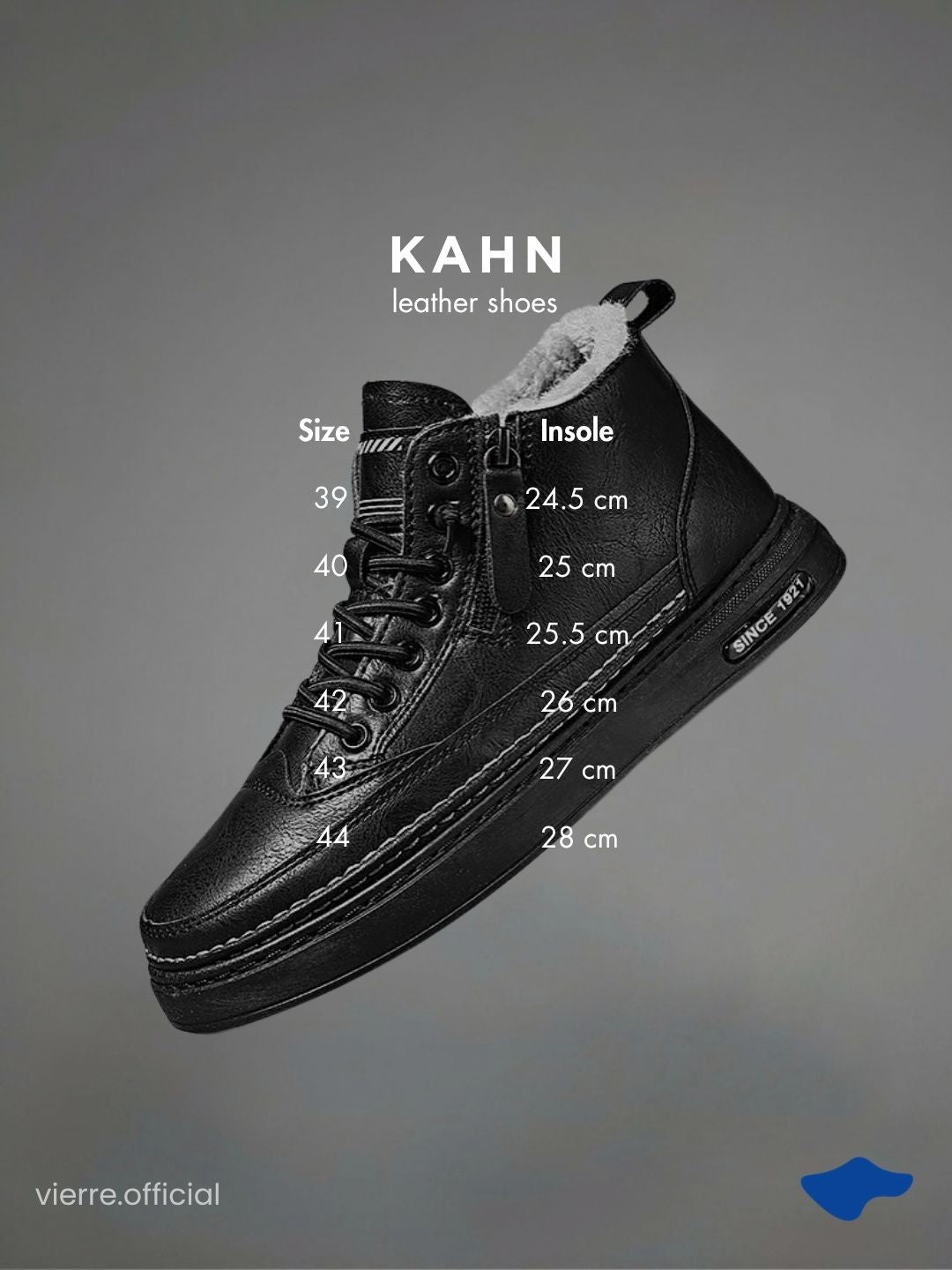 MEN - Kahn Leather Shoes Warm Tech