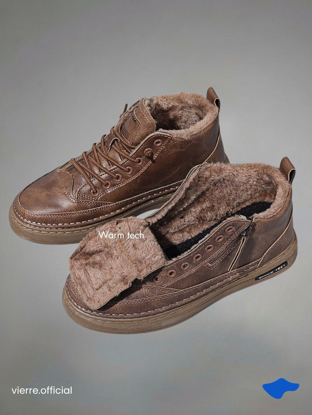 MEN - Kahn Leather Shoes Warm Tech