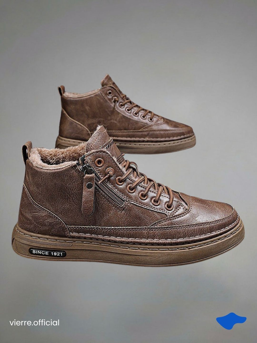 MEN - Kahn Leather Shoes Warm Tech