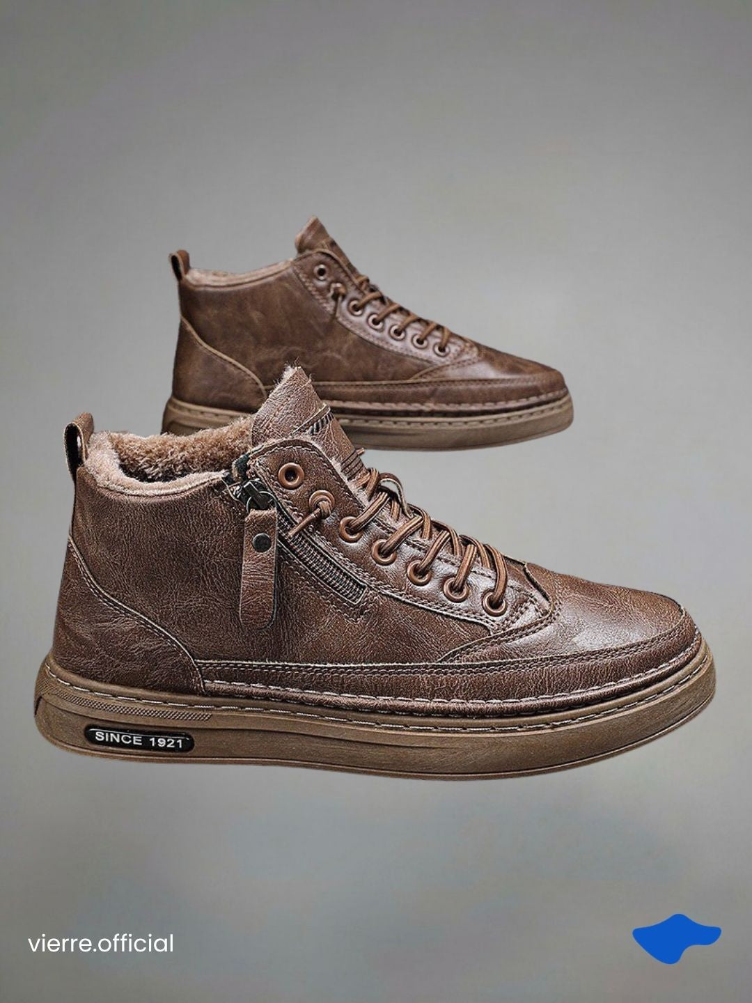 MEN - Kahn Leather Shoes Warm Tech